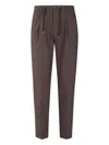 Herno Drawstring Trousers In Brown