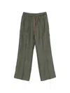 Herno Drawstring Trousers In Green