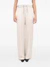 Herno Drawstring Trousers In Neutral