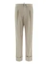 Herno Drawstring Trousers In Neutral
