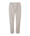 Herno Drawstring-adjustable Trousers In Neutral
