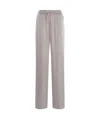 Herno Trousers  Made Of Satin In Gray