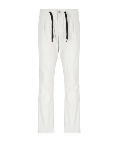 Herno Drawstring-waist Cropped Trousers In White