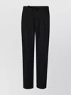 Herno Drawstring Waist Pleated Trousers