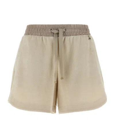 HERNO DRAWSTRING WAIST SHORTS