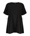 Herno Drawstring-waist T-shirt In Black