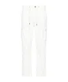 Herno Drawstring-waist Tapered Trousers In White