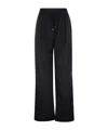 Herno Blue Pants With Elastic Drawstring Waist In Tech Fabric Woman In Black