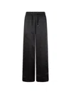 Herno Drawstring Polyamide Trousers In Black