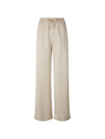 Herno Drawstring Wide-leg Trousers In Neutral