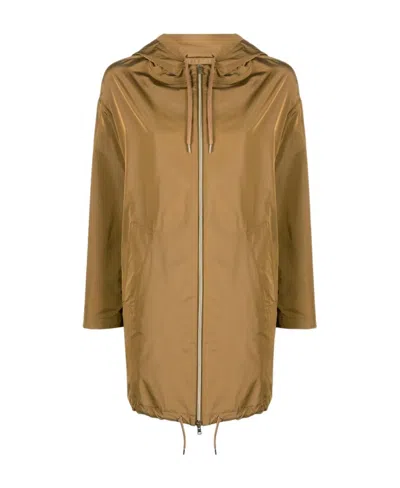 Herno Drawstring-design Raincoat In Neutral