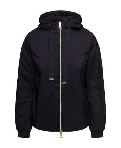Herno Drawstring-fastening Jacket In Black