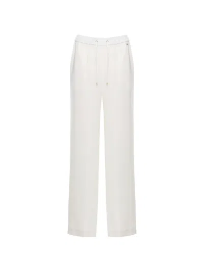 Herno Drawstring-fastening Palazzo Pants In White