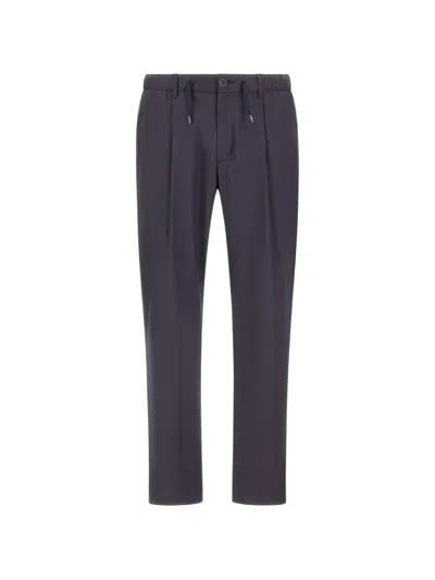 Herno Drawstring-fastening Trousers In Black