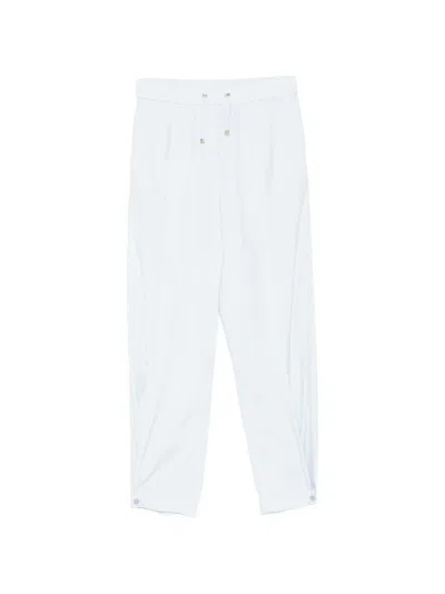 Herno Drawstring-fastening Trousers In Blue