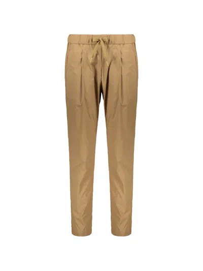 Herno Drawstring-fastening Trousers In Brown