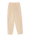 Herno Polyester Drawstring-fastening Trousers In Neutral