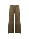 Herno Drawstring-hem Trousers In Brown