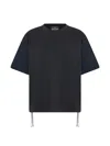 Herno Drawstring-hem T-shirt In Black