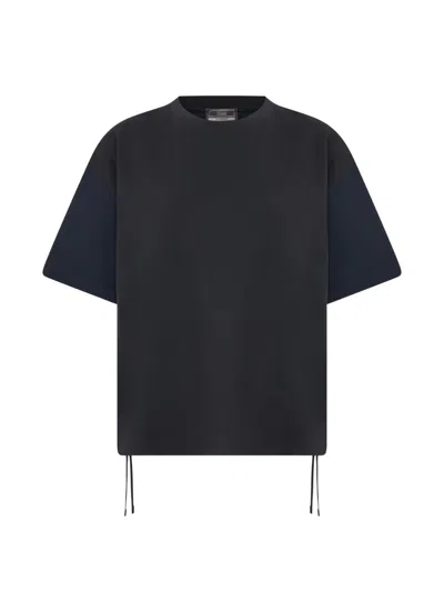 Herno Drawstring-hem T-shirt In Black