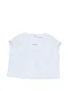 Herno Polyester Drawstring-hem V-neck Top In Blue