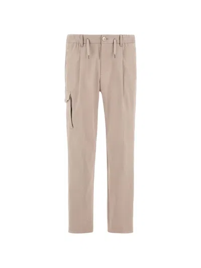Herno Drawstring-waist Trousers In Brown