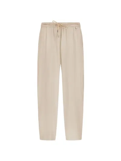 Herno Drawstring-waist Trousers In Neutral