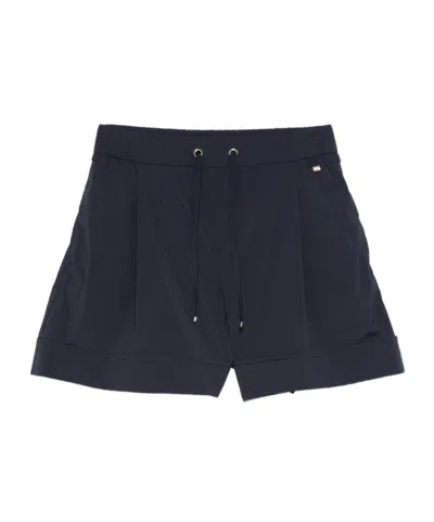 HERNO DRAWSTRING-WAISTBAND SHORTS