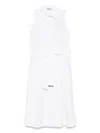 Herno Sleeveless Dress With Pockets And Belted Waist
