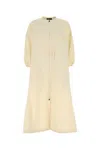 Herno Drawstring Waist Crewneck Dress