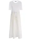 Herno Dresses White In Bianco