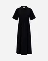 Herno Dress In Light Stretch Nylon In Black