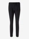 Herno Technical Fabric Trousers In Black