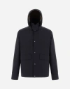 Herno Drizzle Bomber Jacket In Blue