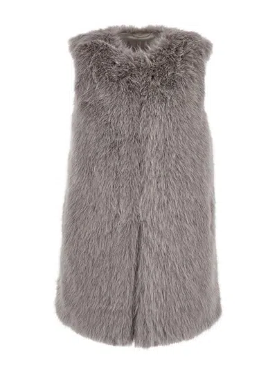 Herno Eco Fure Gilet In Neutral
