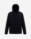 Herno Nylon Jersey スウェットシャツ In Black