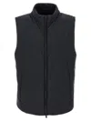 Herno High-collar Microfibre Gilet With Zip Closure
