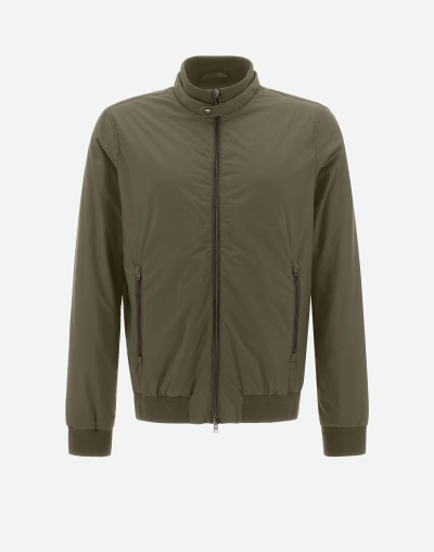 HERNO ECOAGE バンドカラー ボンバージャケット