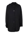 Herno Ecoage Hooded Drawstring Jacket In Black