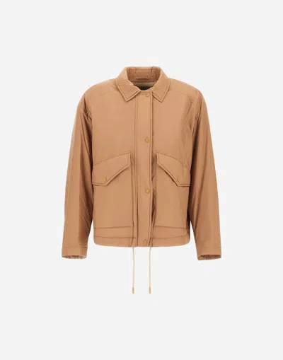 Herno Ecoage Jacket In Brown