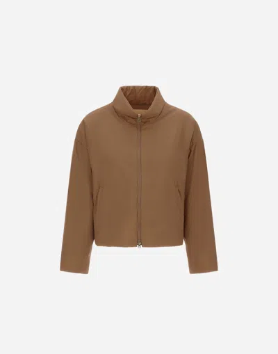 Herno Ecoage Jacket In Camel