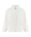 Herno Ecoage Oversized Shirt Jacket In White
