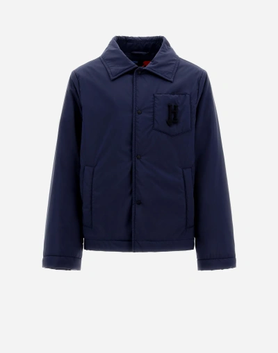Herno Ecoage Hemd In New Blue