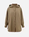 Herno Ecoage Hooded Parka In Sand