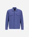 Herno Ecoage Shacket In Light Blue