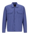 Herno Ecoage Shacket In Light Blue