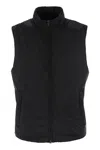 Herno High-collar Microfibre Gilet With Zip Closure