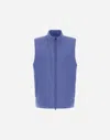 Herno Ecoage Vest In Light Blue