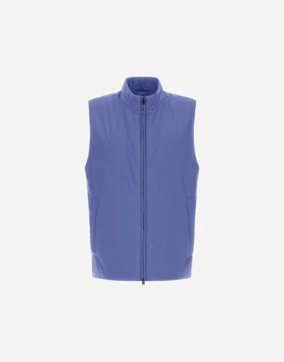 Herno Ecoage Waistcoat In Light Blue