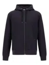 Herno Resort Jacket In Knit Effect Interlock And Travel Nylon Ponente In Black